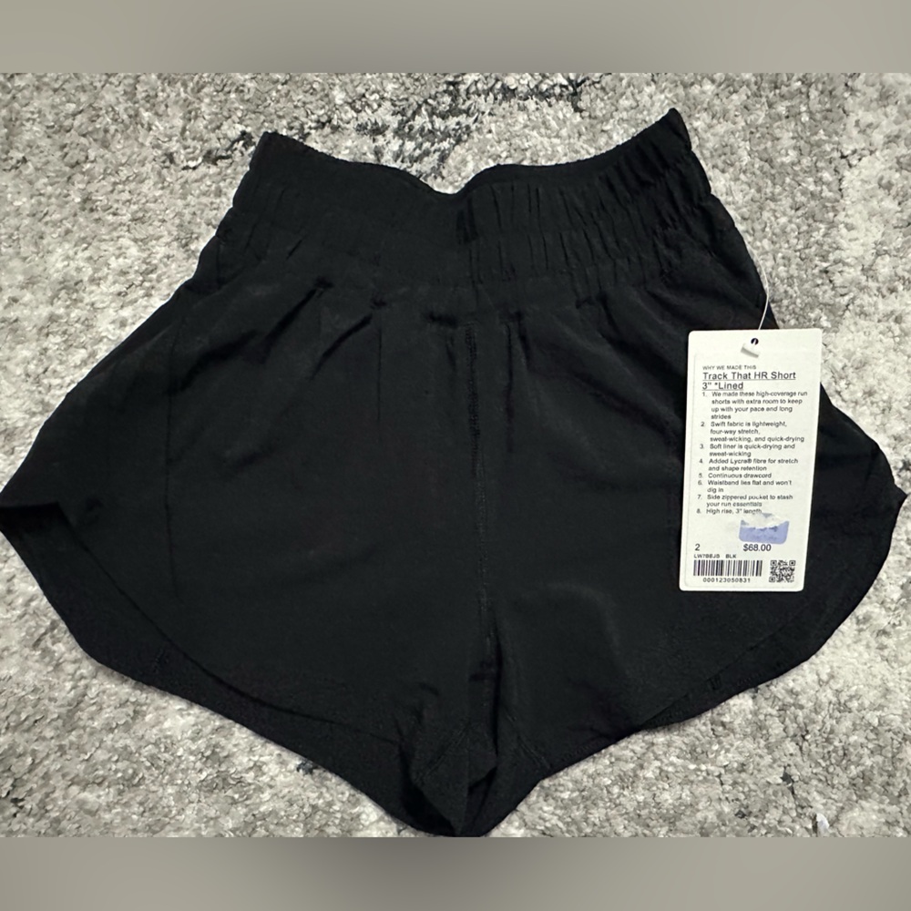 lululemon athletica Black Athletic Shorts